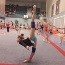 На разминке